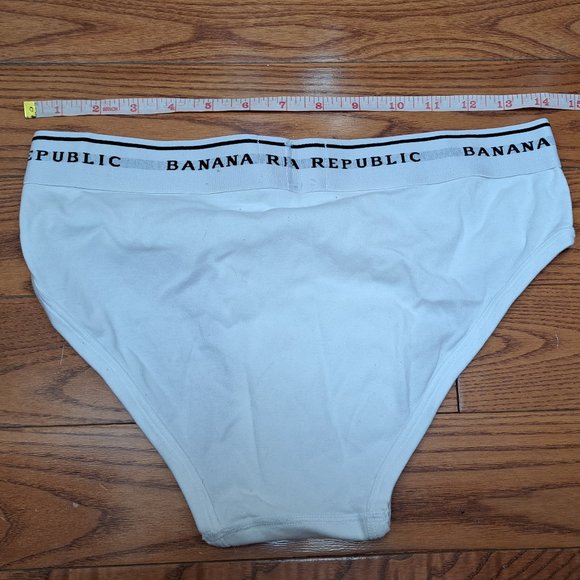 Men's Banana Republic White Briefs - M - Picture 2 of 2